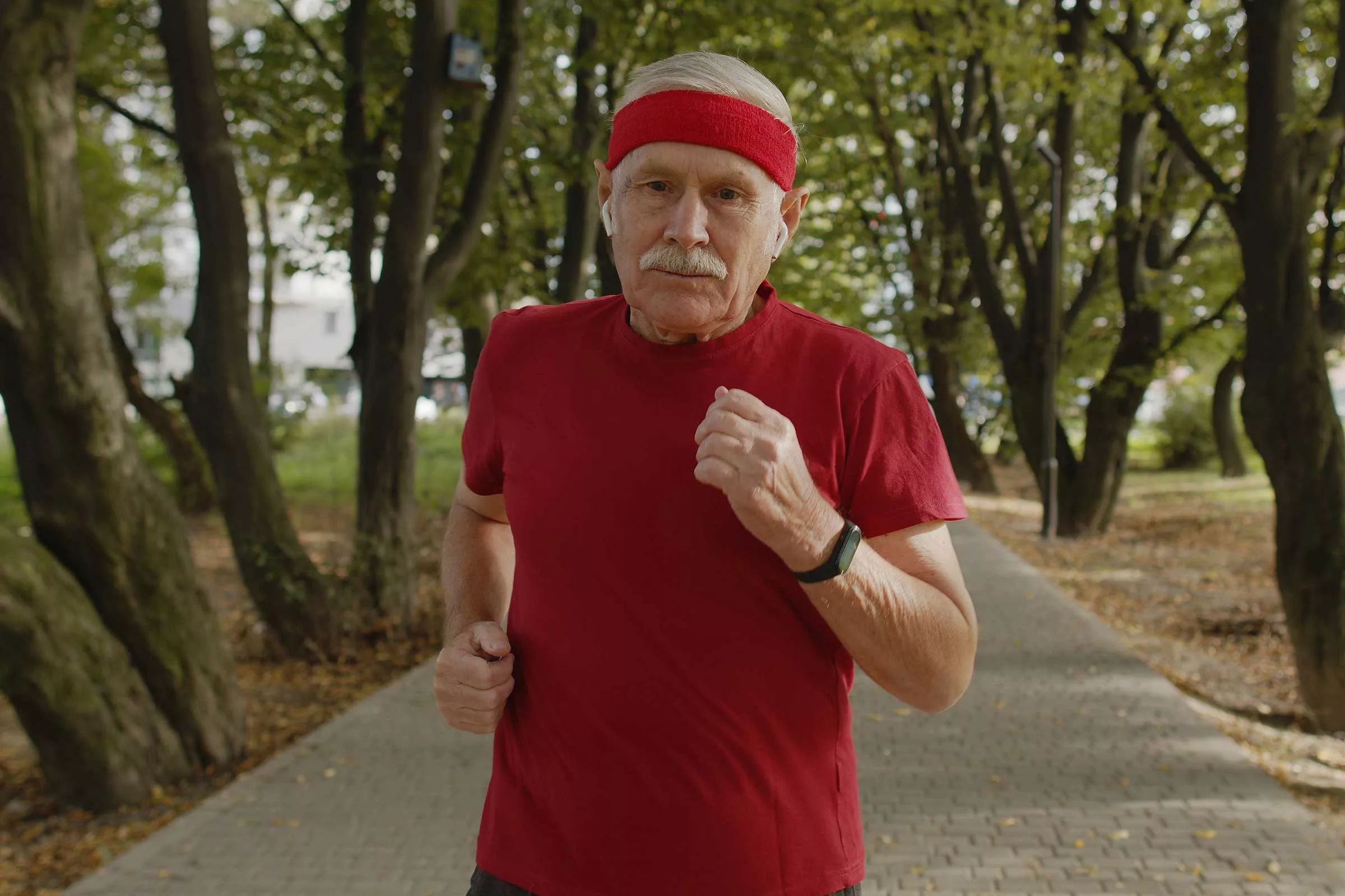 Smartwatch beim Joggen