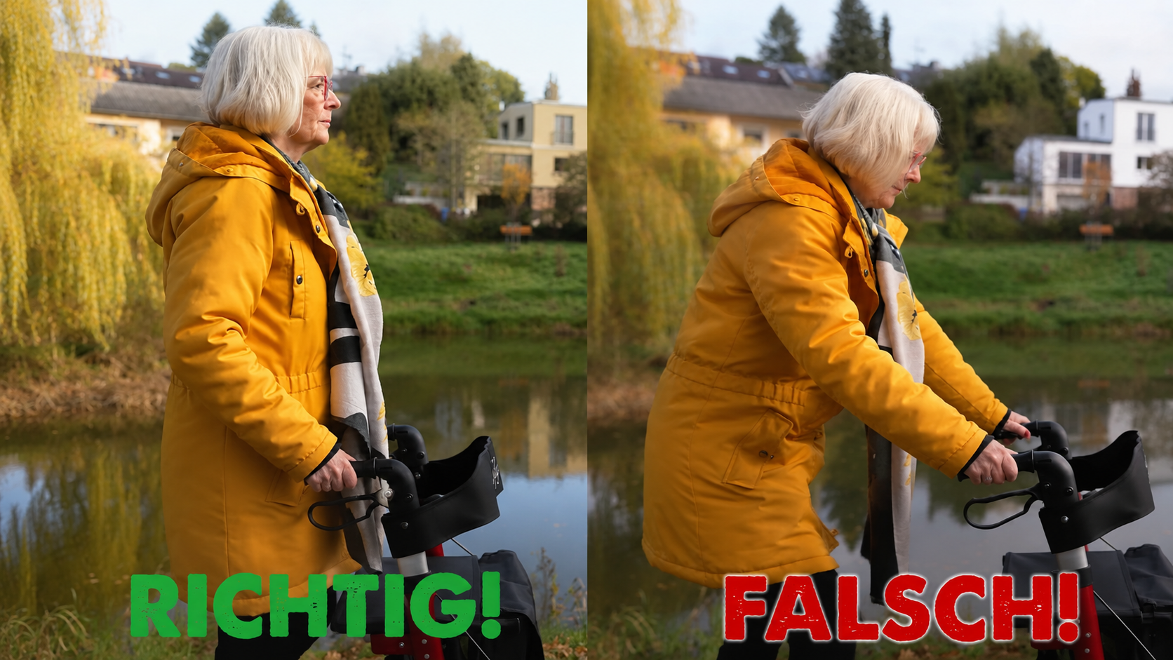 Tipps Gangart mit Rollator