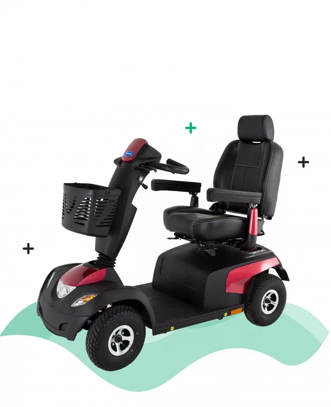 Gerda testet Elektromobile Comet von INVACARE 