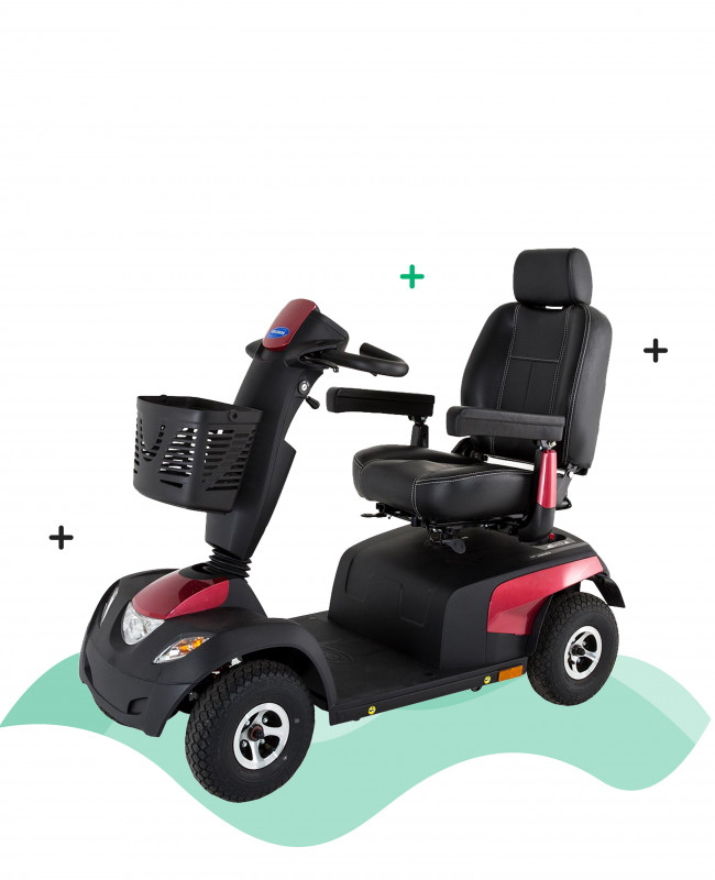 Gerda testet Elektromobile Comet von INVACARE