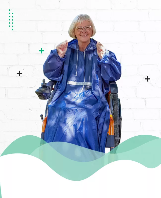 Rollstuhlzubehör: Regencape von PELLIS MEDICA