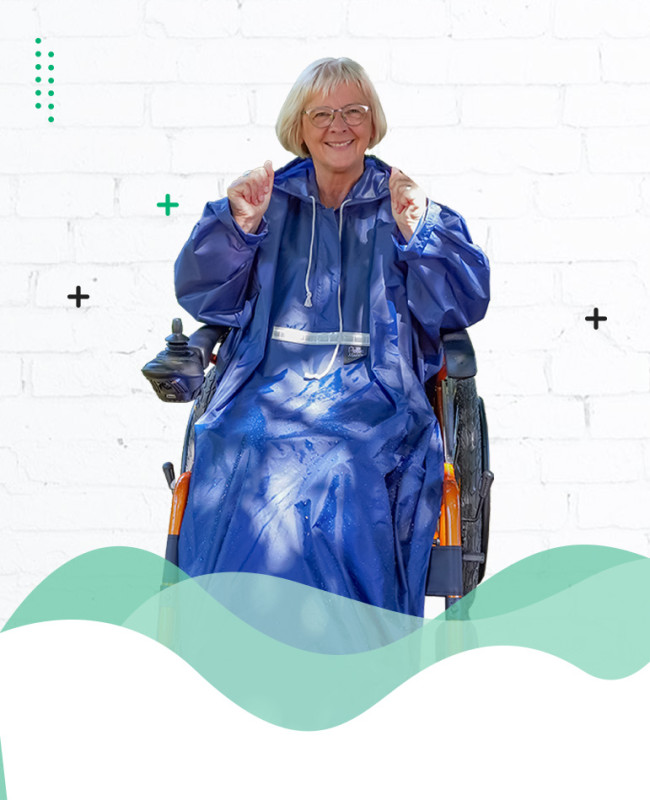 Rollstuhlzubehör: Regencape von PELLIS MEDICA