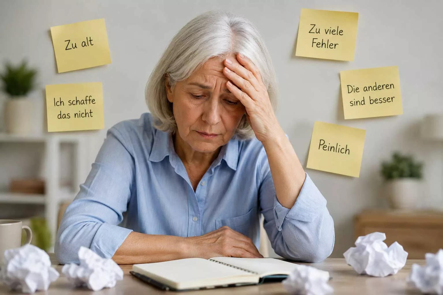 Oma hat Angst vor Fehler