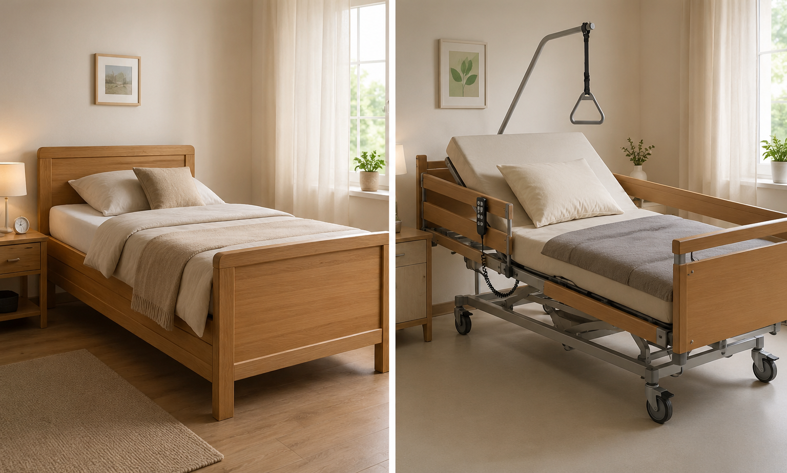 Pflegebett vs Seniorenbett