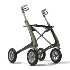 Schrägansicht ACRE Carbon Rollator Overland grün metallic