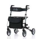 Leichtgewichtrollator Butterfly Anthrazit B-Ware ohne Icons