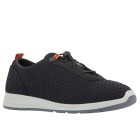 Stretch-Sneaker in Weite K Varomed New York woman in schwarz mit Gummischnürung