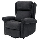 Rehashop Nagoya Aufstehsessel in Farbe Schwarz, Sitzpoisition