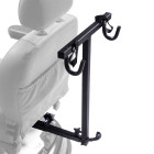 Rollatorhalter für Elektrmoobile mit Haken und Klettfixierung