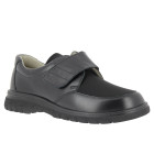 Prophylaxeschuh Varomed Tirana Weite H mit schwarzem Leder/Stretch