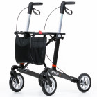 REHASENSE Carbon Leichtgewichtrollator Athlon SL schwarz mit Softbereifung