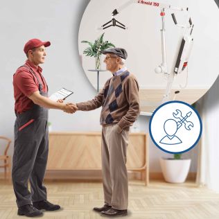 Vor-Ort-Aufbauservice Patientenlifter DE