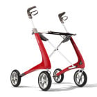 byACRE Carbon Ultraliegt Rollator erdbeerrot