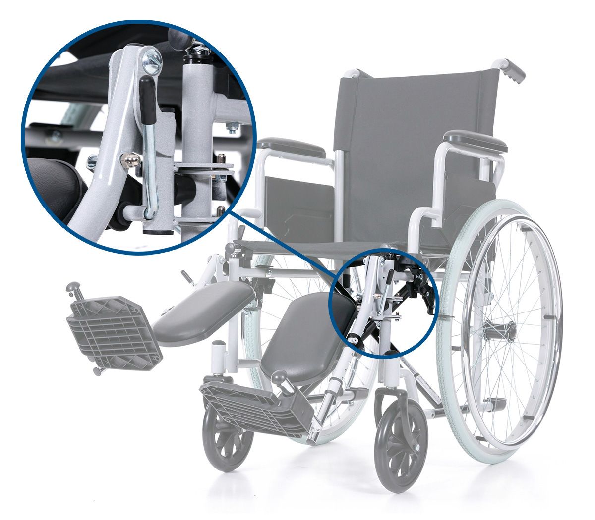 Rollstuhl Wadengurt, verstellbares Zubehör, Hilfsmittel für Senioren