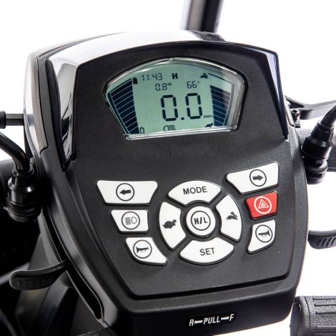 Großes Display und Bedienfeld des EXCEL Outback