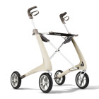 byACRE Carbon Ultraliegt Rollator perlweiß