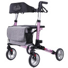 Leichtgewichtrollator Butterfly Premium rosa-lila