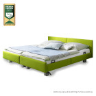 BURMEIER Regia Pflegedoppelbett mit Stoff-/Kunstlederbezug