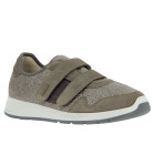 Varomed Trenton Kletthalbschuh in Weite K mit Stretch, Farbe Lava