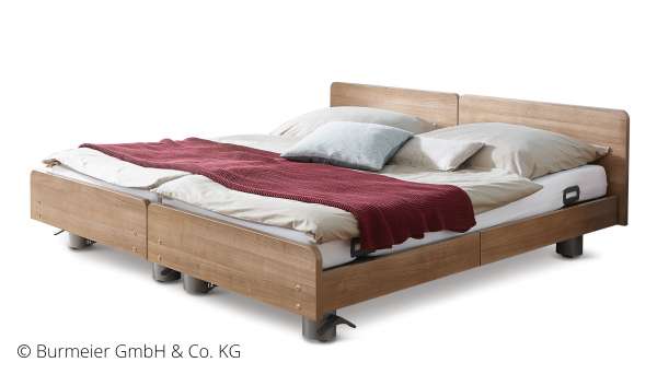 BURMEIER Regia Doppelpflegebett mit Holz