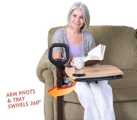 REHASTAGE Couch Tray Beistelltisch mit Griff rehashop