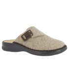 Varomed Henry Filzpantoffel Schuhweite H in Farbe Braun