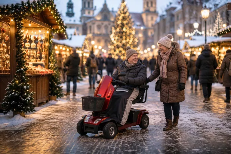 Elektromobile-Weihnachtsmarkt