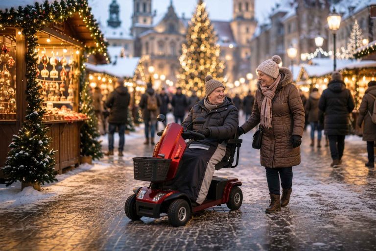 Elektromobile-Weihnachtsmarkt
