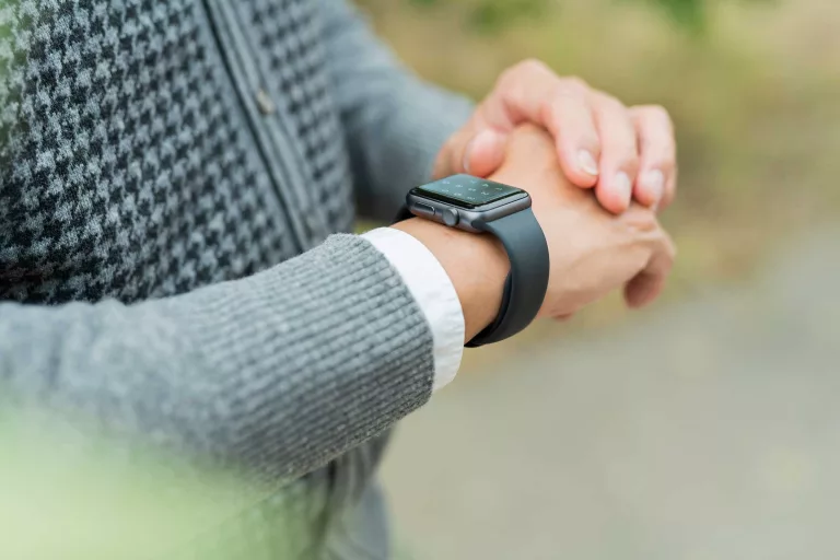 Smartwatch am Arm