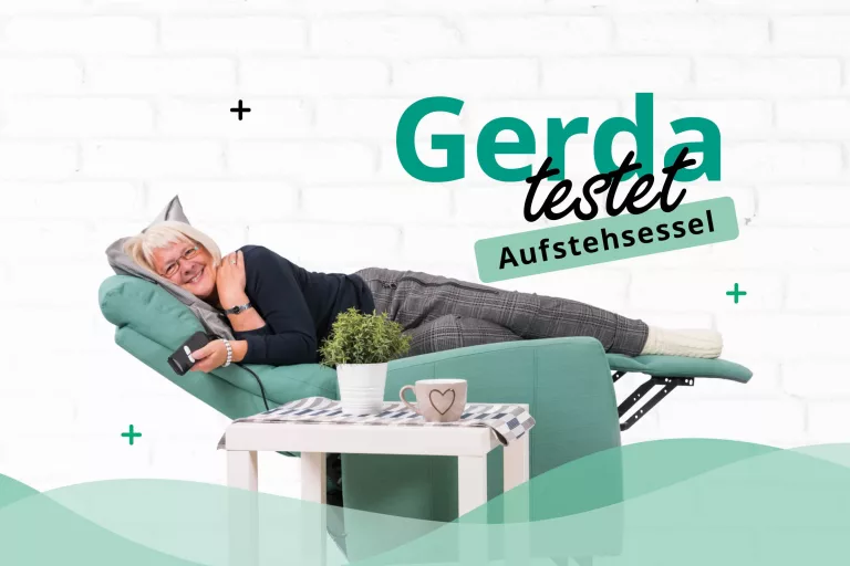 Read more about the article Gerda testet Aufstehsessel: „Da kommt man viel leichter wieder hoch“