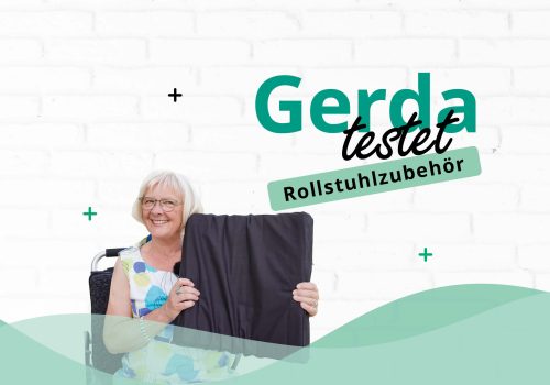 Gerda testet Rollstuhlzubehör: „Damit bleibt es draußen gemütlich!“