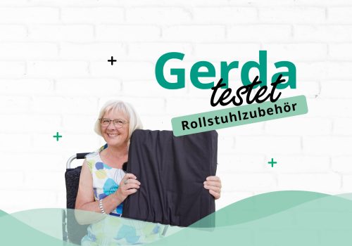 Gerda testet Rollstuhlzubehör: „Damit bleibt es draußen schön gemütlich!“